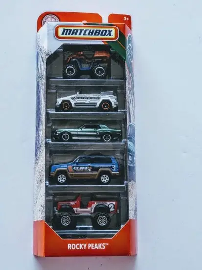 安い人気MATCHBOX 5PACK GIFT SET MOUNTAIN TRAILS ミニカー