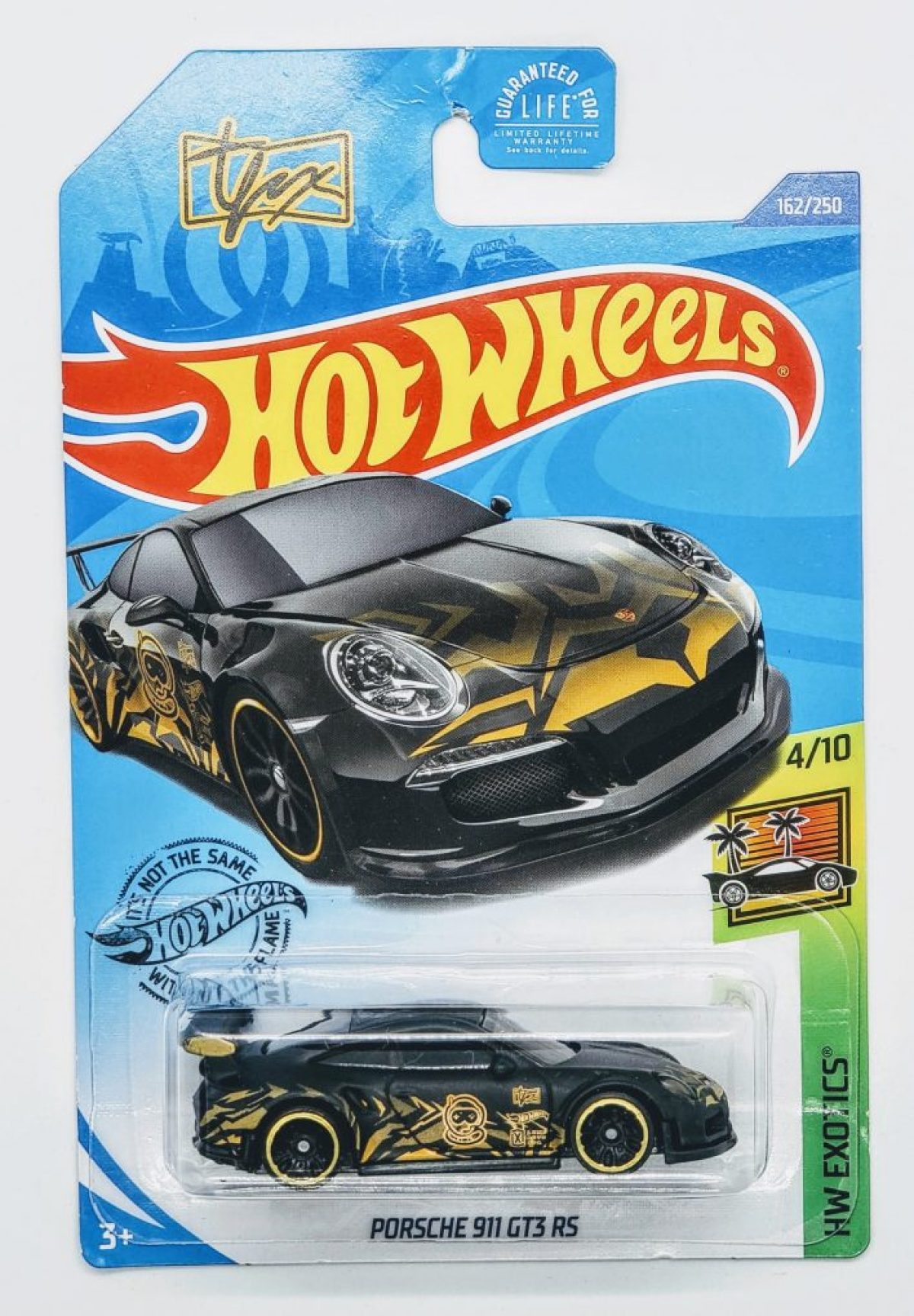 Hot Wheels Porsche 911 GT3 RS White HW Exotics Miniature