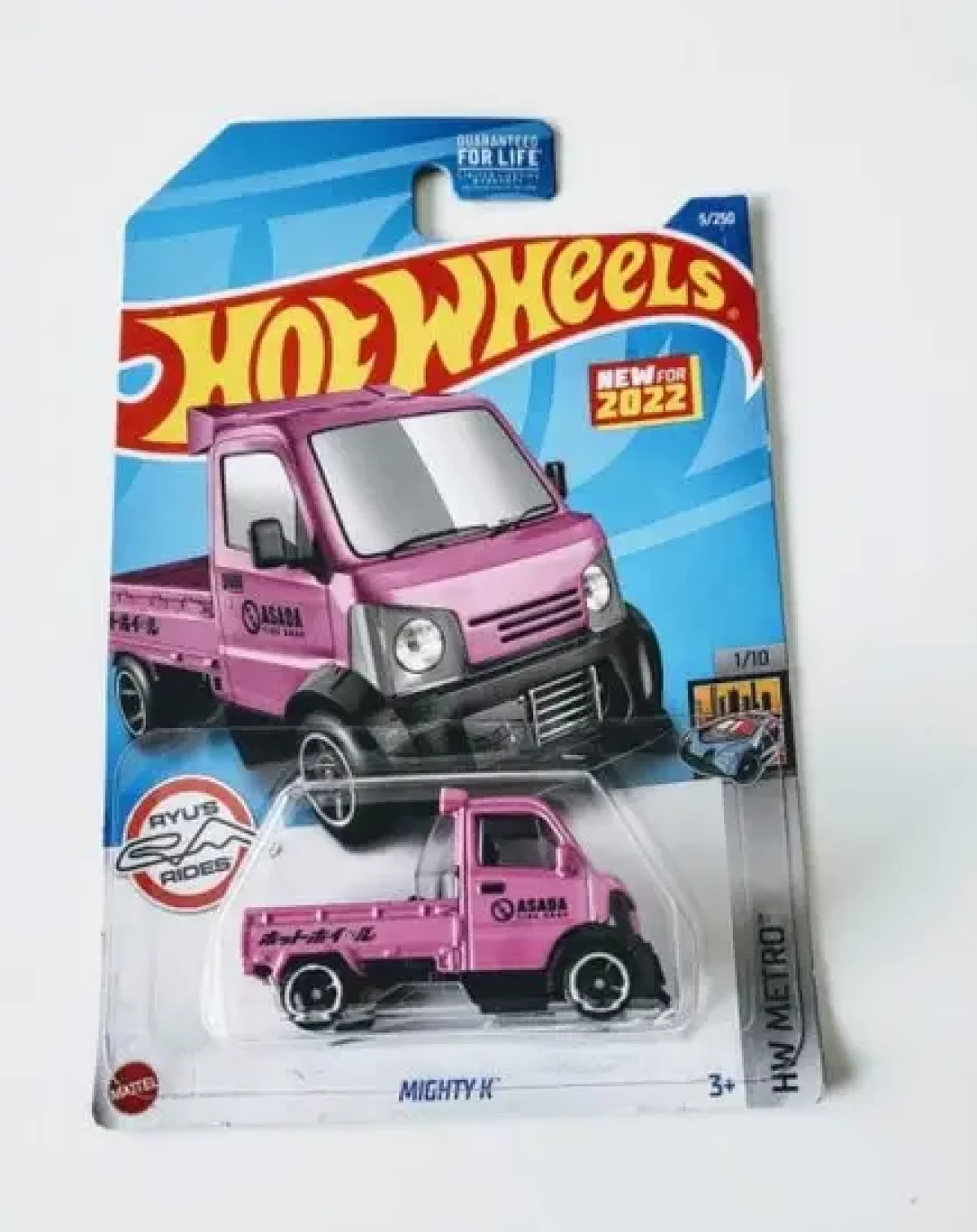 Hot Wheels 2022 HW Metro Mighty K Pink (Ryu Asada Rides) - JTC 