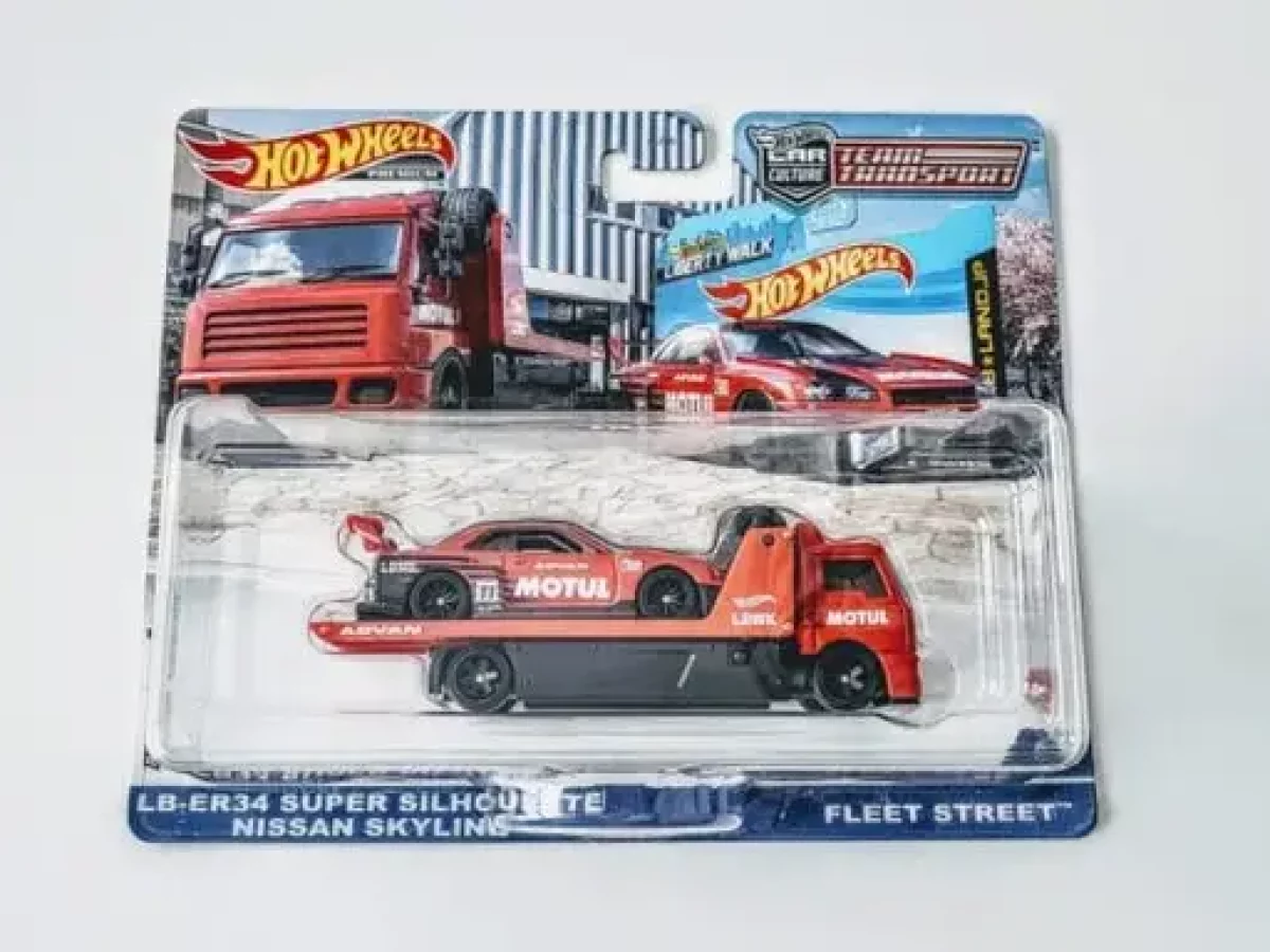 Hot Wheels 2022 Team Transport #44 LB-ER34 Super Silhouette 