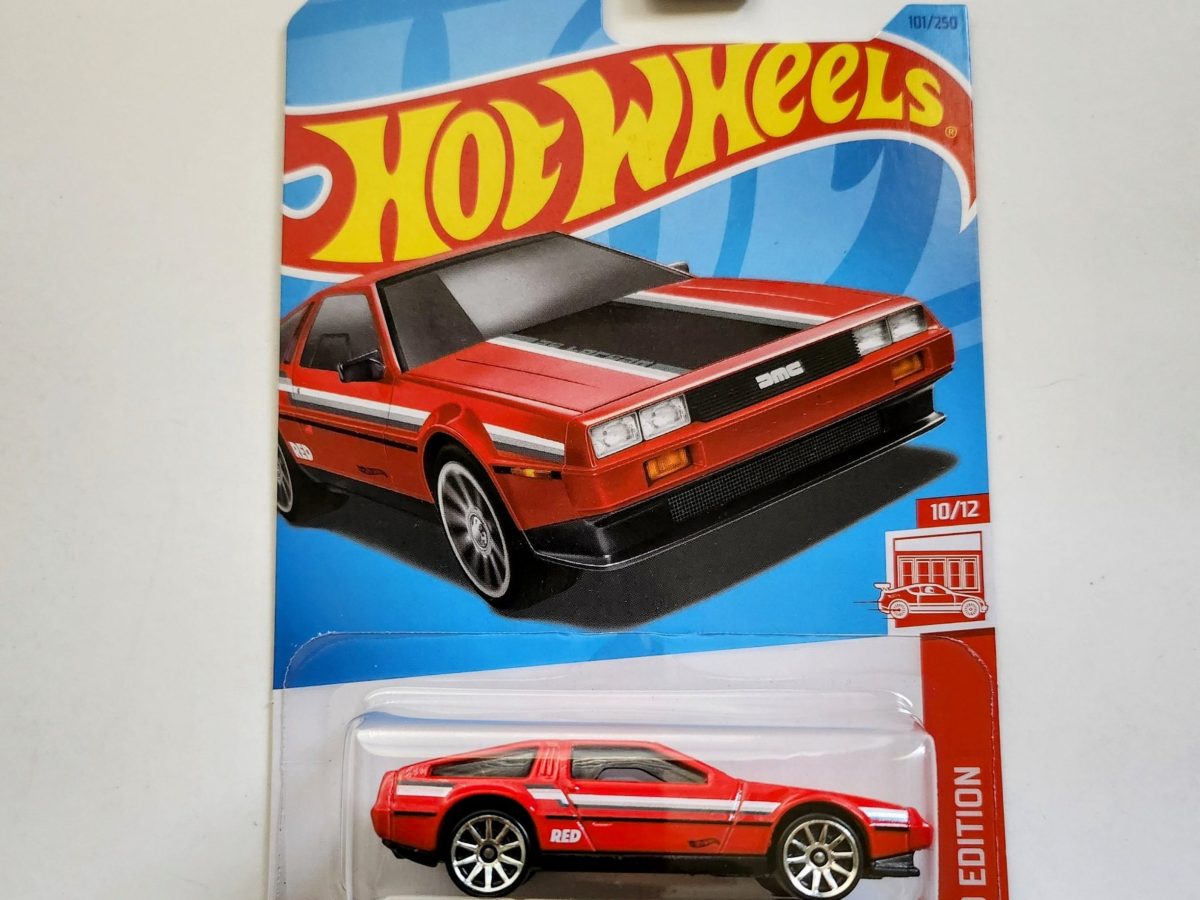 Hot Wheels 2023 Target Red Edition 10 of 12 DMC Delorean red