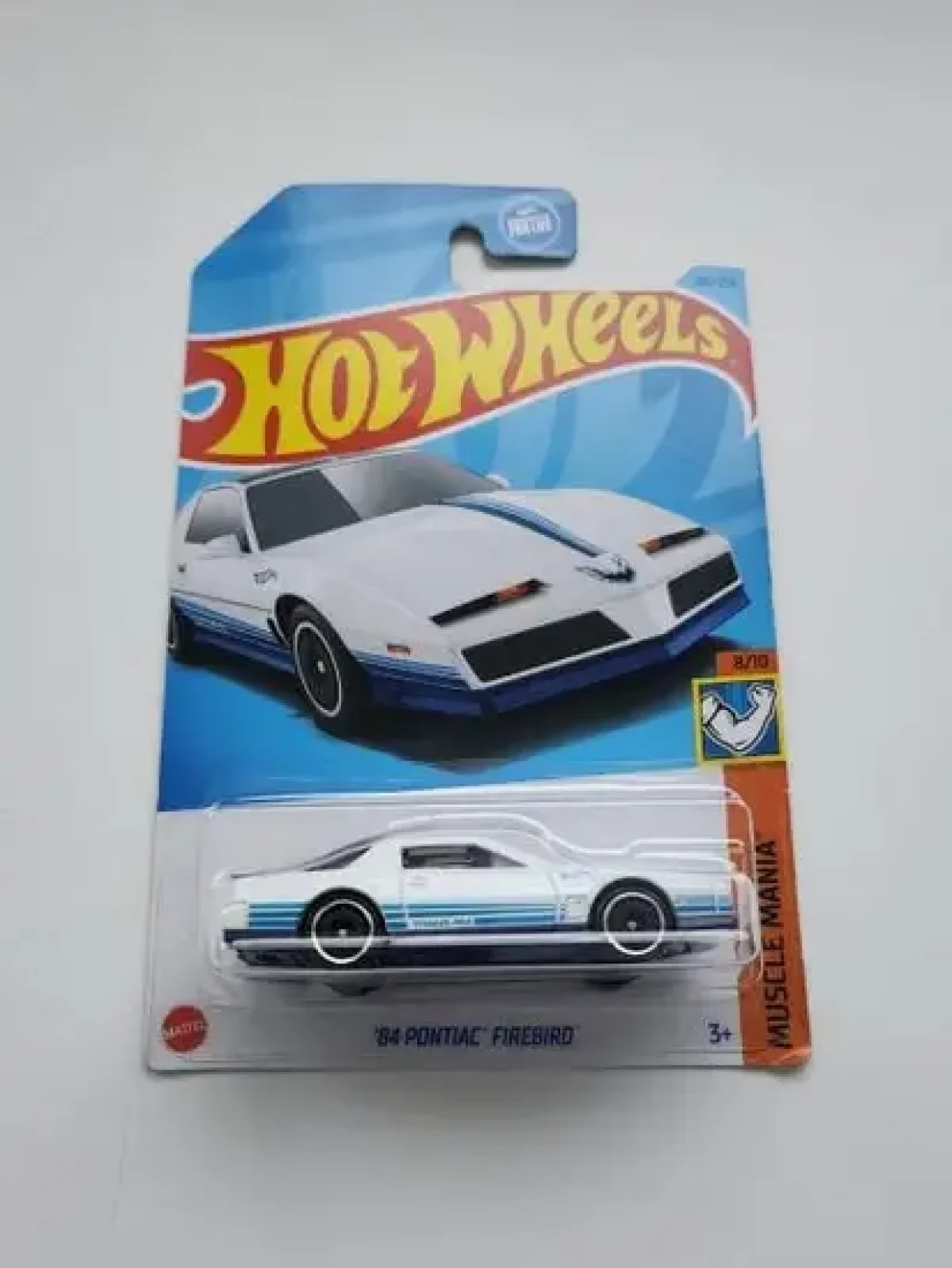 Hot wheels 2023 Muscle Mania 8 of 10 – 1984 Pontiac Firebird white 