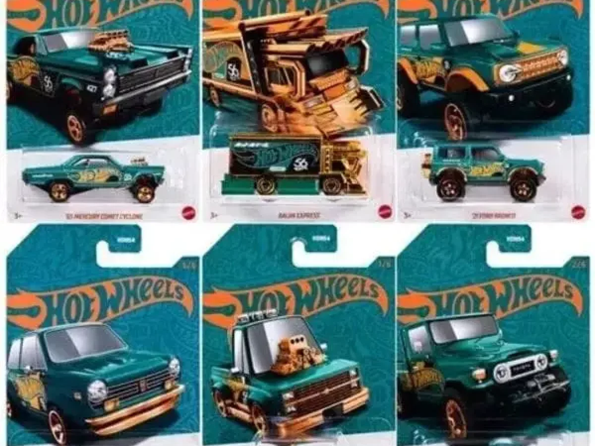 Hot wheels 2024 56th Anniversary series mix 1 complete set w/chase  HDH54-956E - JTC Collectibles