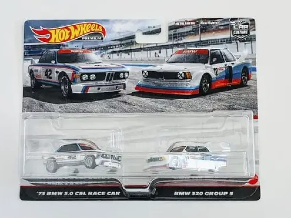 Hot wheels 2023 Car Culture 2 packs mix 4 – 1973 BMW 3.0 CSL Race Car and  BMW 320 Group 5 HKF55 Target exclusive - JTC Collectibles