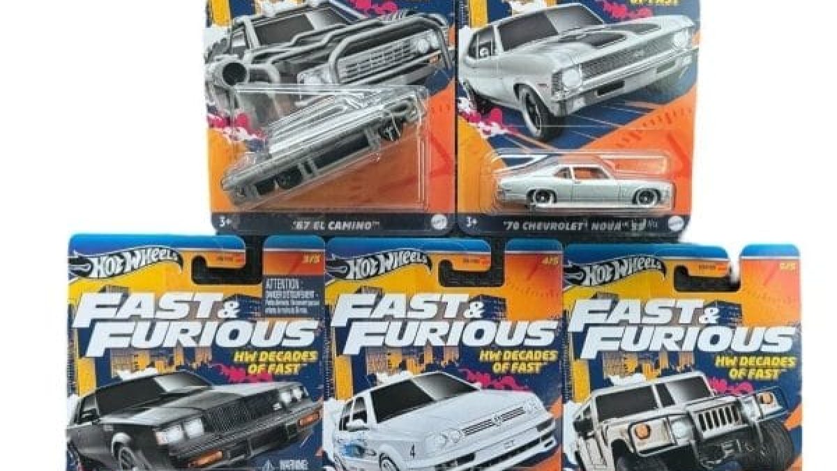 Hot Wheels 2024 Fast & Furious Walmart HW Decades of Fast Complete set  HNR88-956E