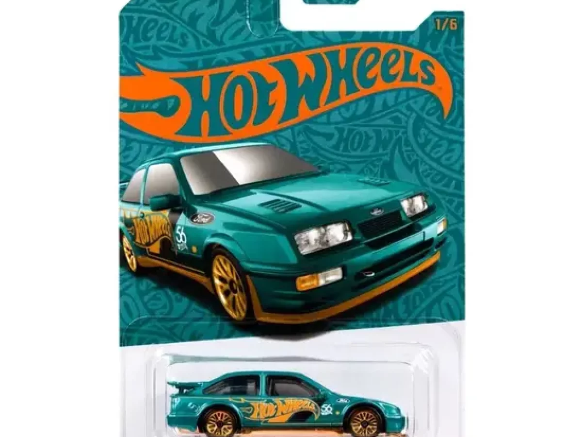 Hot Wheels '87 Ford Sierra Cosworth Green #1 1/6 - 2024 56TH Pearl and Chrome 海外 即決