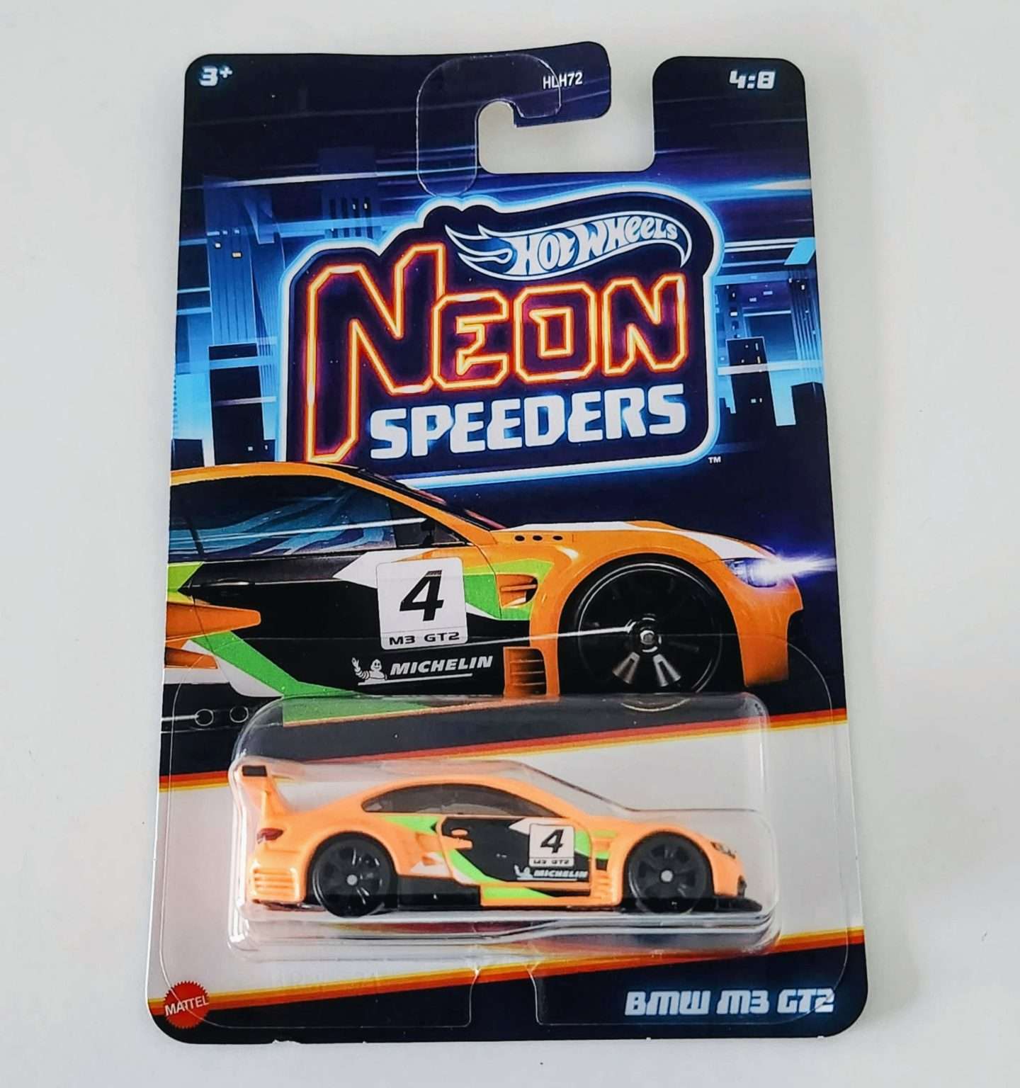 Hot wheels 2024 Neon Speeders Series 3 HLH72-956C- 4 of 8 – BMW M3 GT2 ...