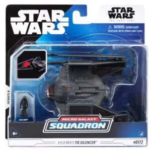 Star Wars Micro Galaxy Squadron Star Fighter Class Series 8 #0172 Kylo Rens Tie Silencer SWJ0393
