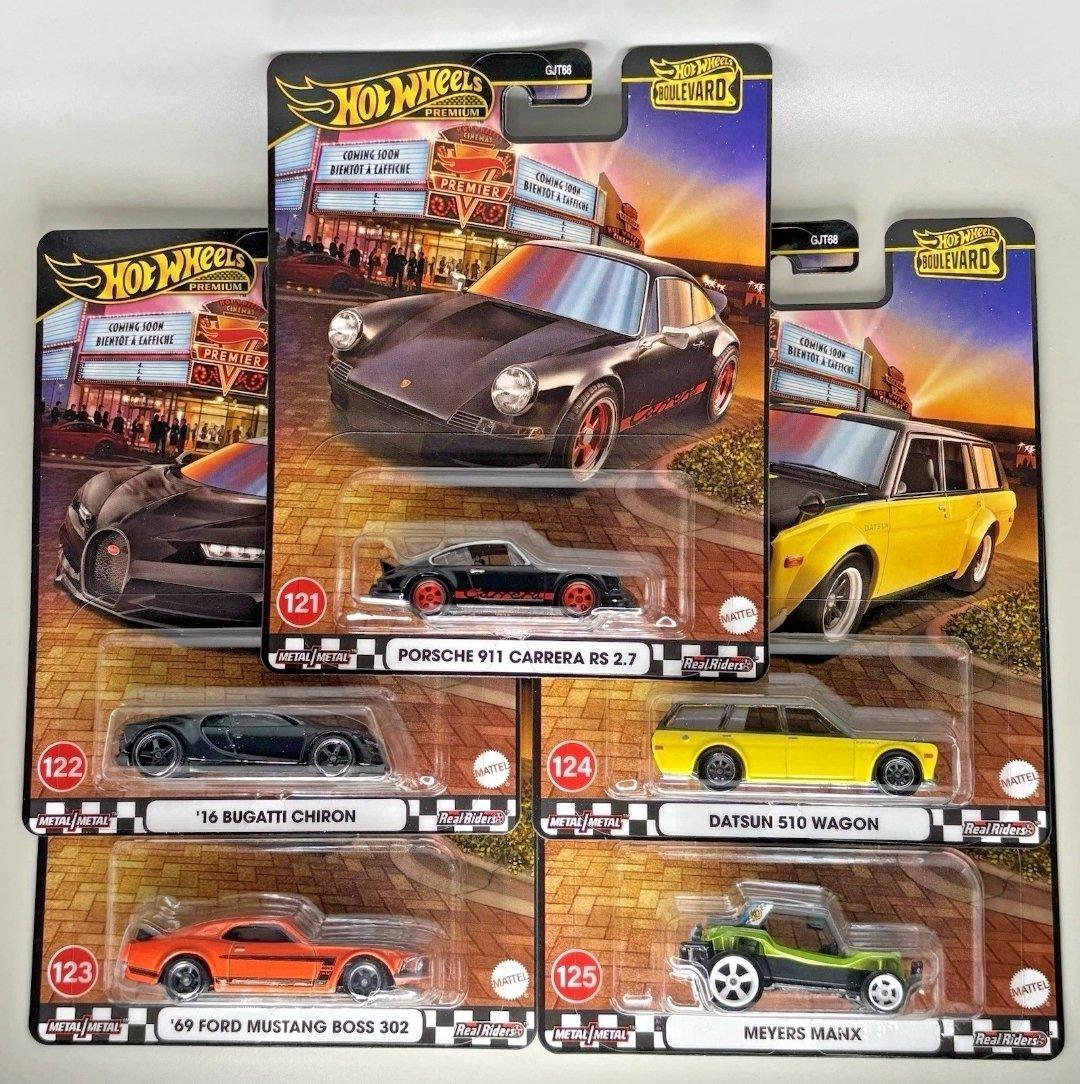 82ee3ea8-1000013497 Hot wheels 2025 Boulevard 958B Complete set 121-125 GJT68-958B
