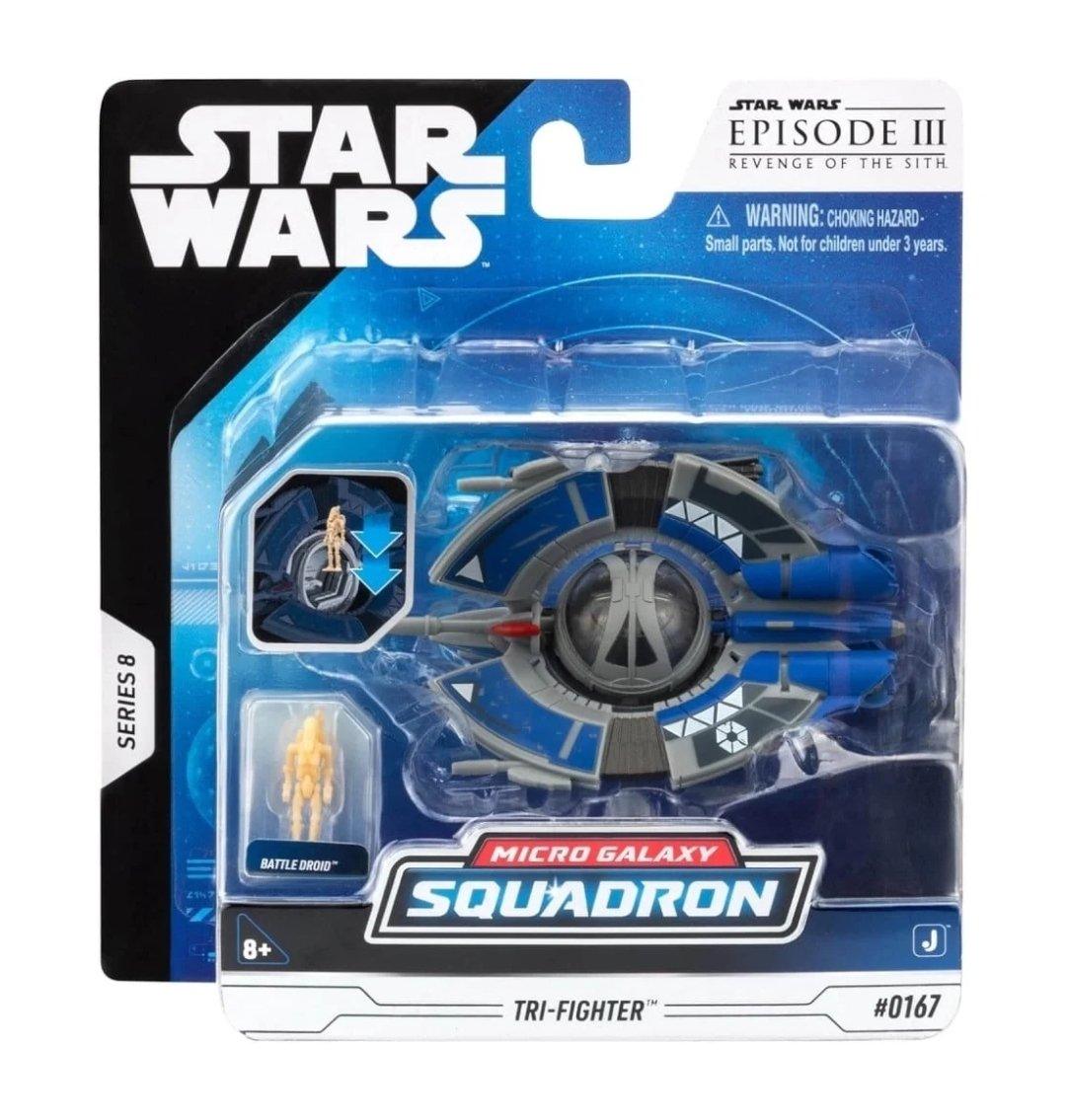 Star Wars Micro Galaxy Squadron series 8 Light armor #0167 EPISODE III Revenge of the Sith Tri-Fighter SWJ0388