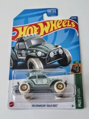 Hot Wheels 2022 Mud Studs 5 of 5 Volkswagen Baja Bug green HCX74