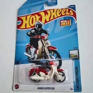 Hot Wheels 2022 Factory Fresh 8 of 10 Honda Super Cub red HCX21