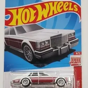 Hot Wheels 2023 Target Red Edition 8 of 12 1980 Cadillac Seville white red HLK57