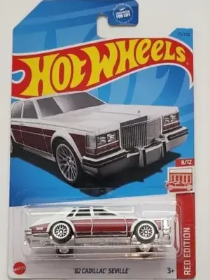 Hot Wheels 2023 Target Red edition 8 of 12 - 1980 Cadillac Seville white/red HLK57
