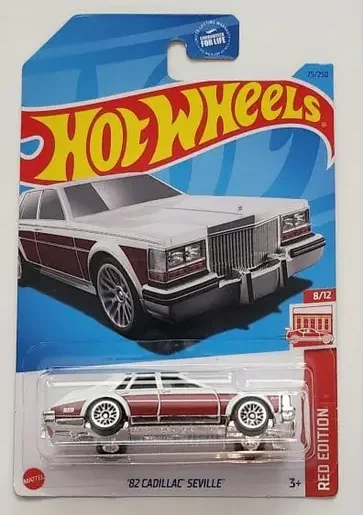 Hot Wheels 2023 Target Red edition 8 of 12 - 1980 Cadillac Seville white/red HLK57