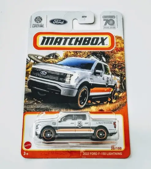 Matchbox 2023  - 20 of 100 - 70th special edition 2022 Ford F-150 Lightning HLC86