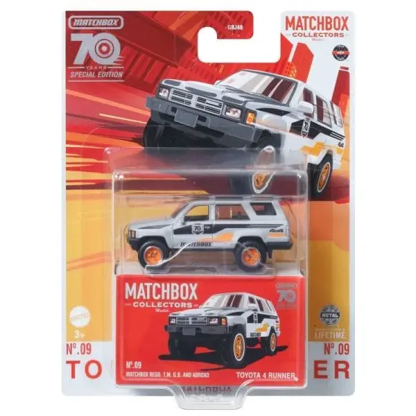Matchbox 2023 Collector Series 70th special edition 9 of 22 Toyota 4runner grey HLJ67
