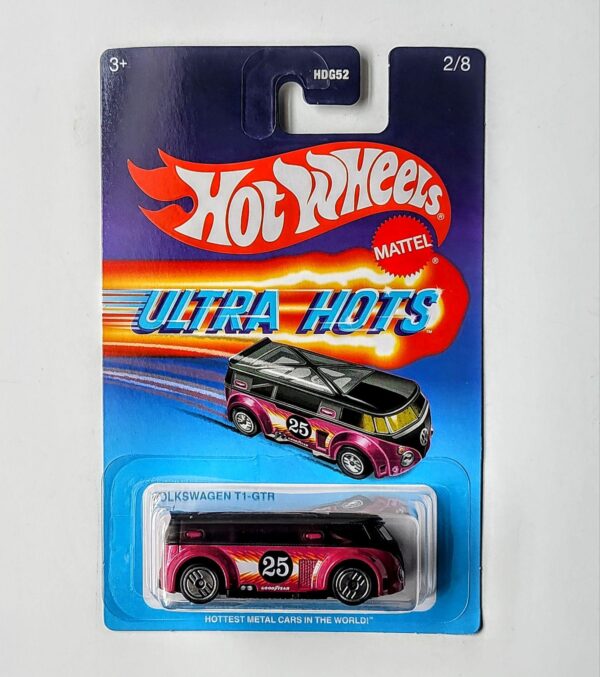 02b9966a-20241215_1317457e21643895316054927692.jpg Hot wheels 2025 Ultra hots mix A - 2 of 8 - Volkswagen T1-GTR purple