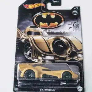Hot wheels 2022 Batman Series Walmart 4 of 5 1989 Movie Batmobile gold HLK47