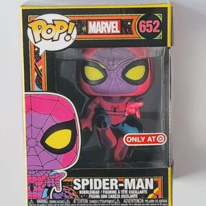 Funko Pop Marvel #652 Spider-Man Black Light Target Exclusive 49515