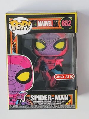 Funko Pop - Marvel #652 Spider-man (black light) Target Exclusive 49515