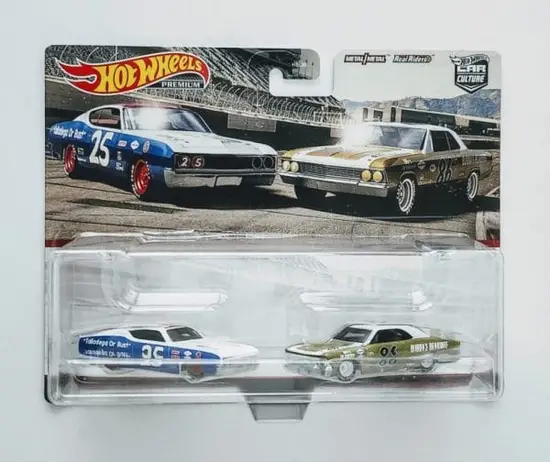 Hot wheels 2022 Car Culture 2 pack 1966 Chevelle and 1969 Ford Torino Talladega HFF31