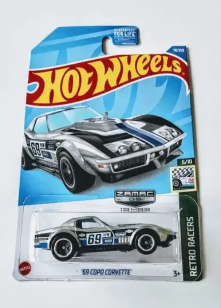 Hot Wheels 2022 Retro Racers 1969 COPO Corvette 6 of 18 Zamac