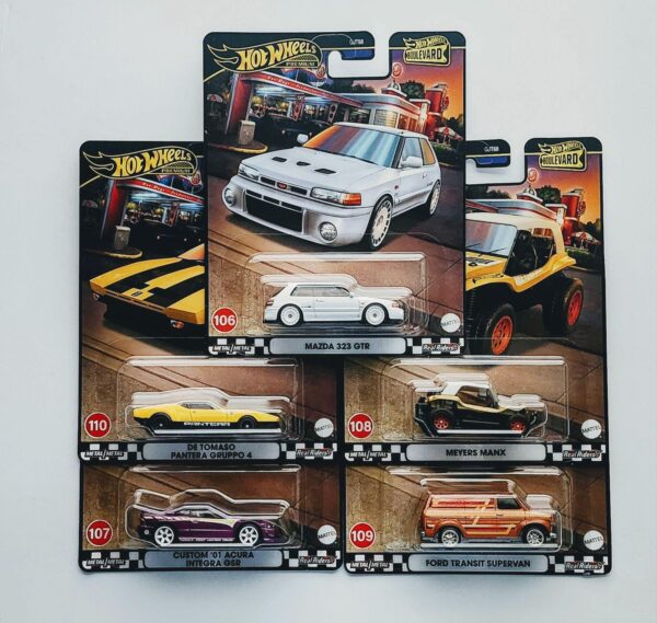 Hot Wheels Premium 2024 Boulevard mix GJT68-956Y complete set 106-110
