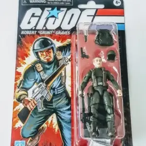 Hasbro 2021 GI Joe Retro Collection 3.75 Action Figure (Walmart Exclusive) Robert "Grunt" Graves F2727
