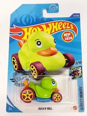 Hot Wheels 2020 Street Beasts 2 of 10 Duck N Roll green GHF05