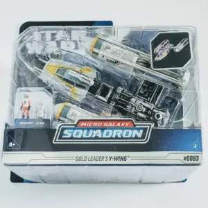 Star Wars Micro Galaxy Series 4 Star Fighter Class #0083 Gold Leaders Y-wing SWJ0089