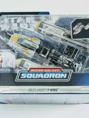Star Wars Micro Galaxy Series 4  Star Fighter Class #0083 Gold Leaders Y-wing SWJ0089