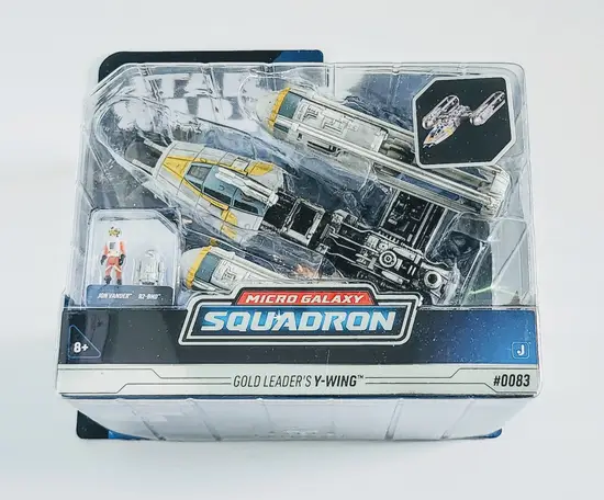 Star Wars Micro Galaxy Series 4  Star Fighter Class #0083 Gold Leaders Y-wing SWJ0089