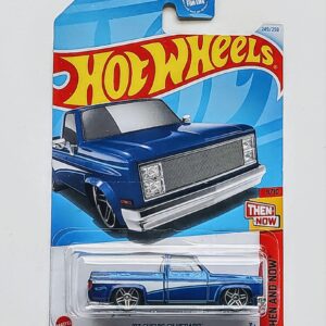 Hot wheels 2024 Then and Now 9 of 10 1983 Chevy Silverado blue HTC73