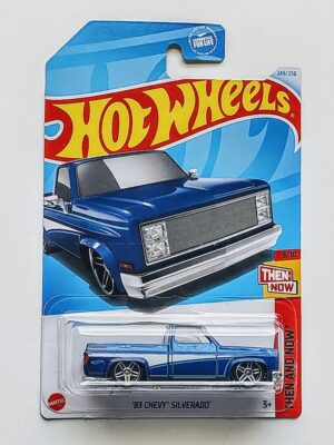 0ce58066-20241110_1301524483235001162789084.jpg Hot wheels 2024 Then and Now 9 of 10 1983 Chevy Silverado blue HTC73