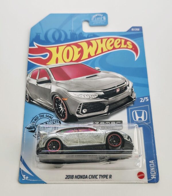 Hot wheels 2020 Honda Series 2 of 5 - 2018 Honda Civic Type-R Zamac  GHG38