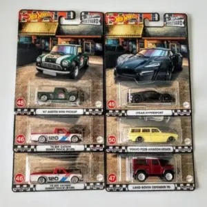 Hot Wheels Car Culture 2022 Boulevard Mix I Complete Set w/Datsun Tampo error Variation