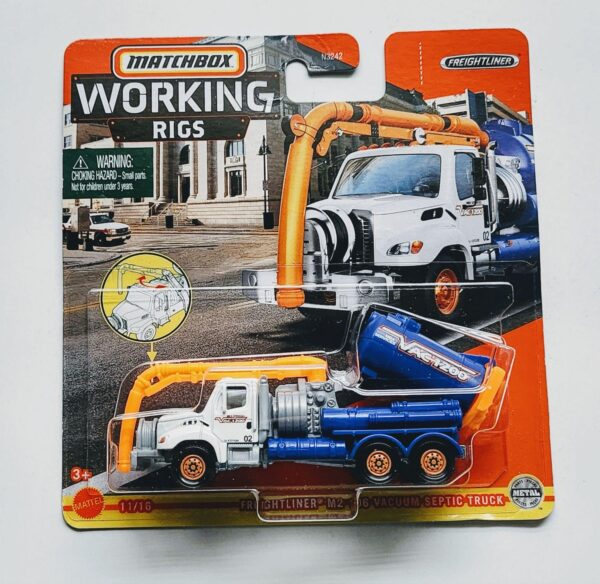 Matchbox 2020 Working Rigs 11 of 20 - Freightliner M2 106 Vacuum Septic Truck GWG45