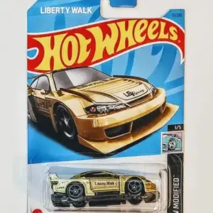 Hot Wheels 2023 HW Modified 1 of 5 LB Super Silhouette Nissan Silvia S15 gold LBWK