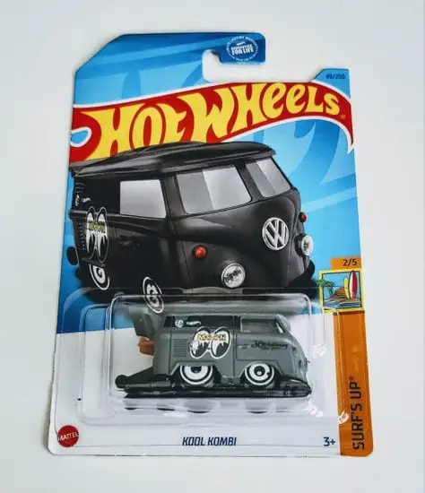 Hot Wheels 2023 Surfs Up 2 of 5 Kool Kombi gray Moon Eyes HKK80
