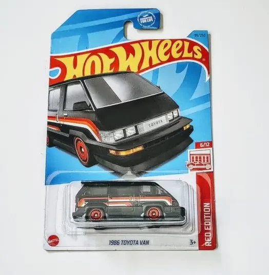 Hot wheels 2023 Target Red edition 6 of 12 1986  Toyota Van black HKL56