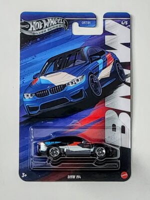 Hot wheels Silver series 2025 BMW Series 4 of 5 BMW M4 blue