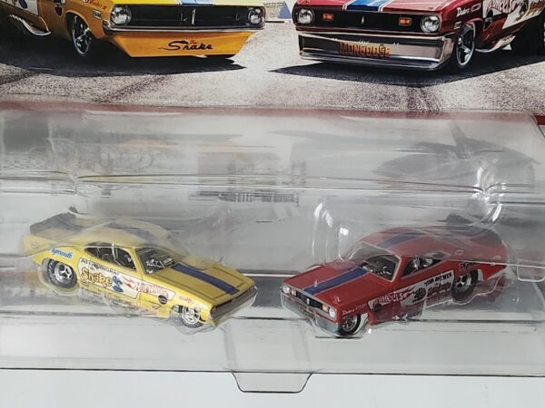 Hot wheels  2023 Car Culture 2 packs - Plymouth Cuda FC Snake - Plymouth Duster Funny car mongoose HFF29