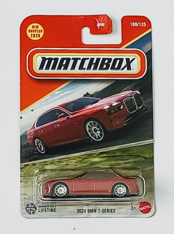 Matchbox 2025 - 2024 BMW 7 Series red/Aventurin red metallic JBN49