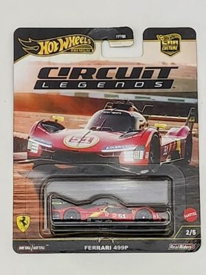 Hot Wheels 2025 Car Culture Circuit Legends Ferrari 499P red