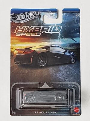 Hot Wheels Silver Series 2025 Hybrid Speed 2017 ACURA NSX Black JCB80 (fully metal)