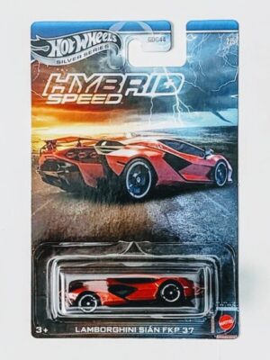 Hot wheels Silver series 2025 Hybrid Speed series Lamborghini Sian FKP 37 Red JCB77