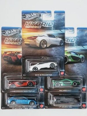 Hot Wheels 2025 Silver Series Hybrid Speed Complete set of 5