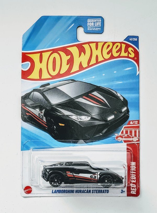 Hot wheels 2025 Target Red Edition  Lamborghini Huracan Sterrato black