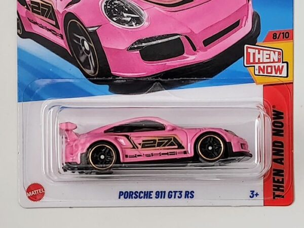 Hot wheels 2025 Then and Now - Porsche 911 GT3 RS pink JBB35